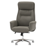Quantum black leather office chair