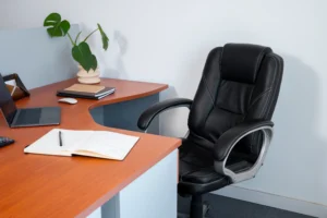 office desk and chairs